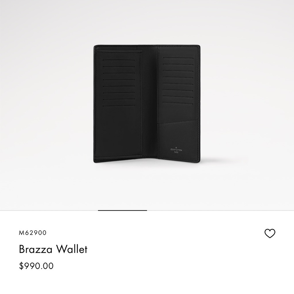 Louis Vuitton Black Brazza Wallet